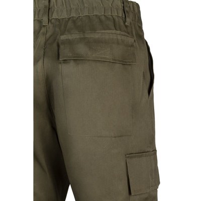 Pantalón multibolsillos de sarga