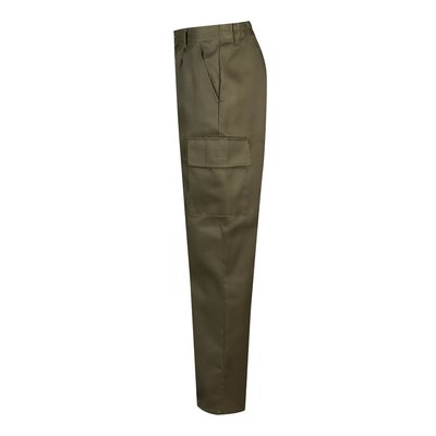 Pantalón multibolsillos de sarga