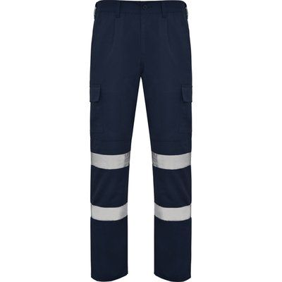 Pantalón Largo Reflectante con Bolsillos y Refuerzos Marino 50