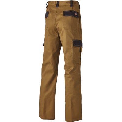 Pantalón ropa laboral para chico Khaki Beige / Black 28 UK