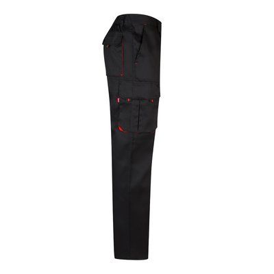 Pantalón sarga multibolsillos bicolor