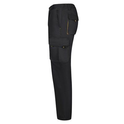 Pantalón sarga multibolsillos bicolor