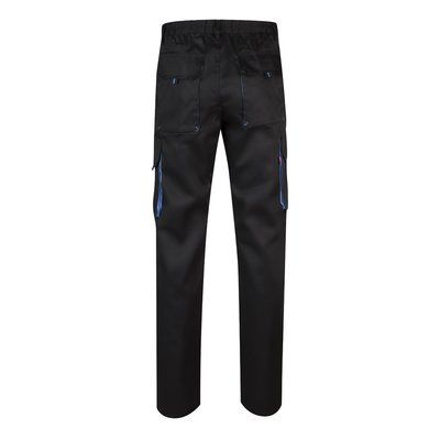 Pantalón sarga multibolsillos bicolor