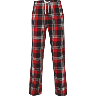 Pantalón Tartán de algodón para hombre Red / Navy Check L