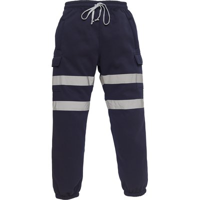 Pantalón con tiras retrorreflectantes Navy S
