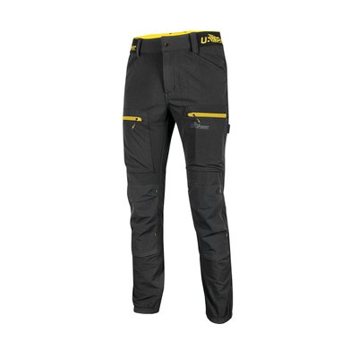 Pantalón de trabajo elástico hombre Black Carbon 4Xl