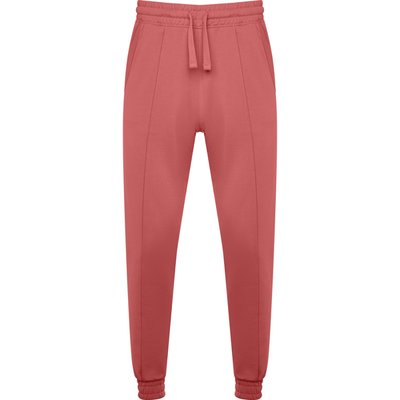 Pantalón Unisex Bajo con Puño y Cintura Elástica ROJO CRISANTEMO M