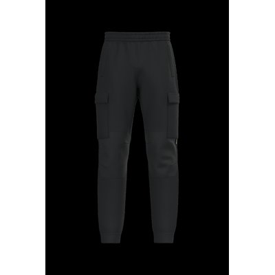 Pantalones cargo de felpa Black Xxl