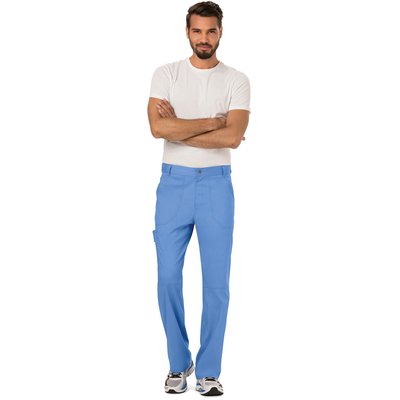 Pantalones cargo hombre con bragueta y bolsillos