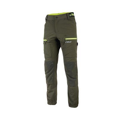 Pantalones de trabajo elásticos Dark Green 3XL