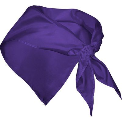 Pañuelo festero de tela fina Morado UNICA
