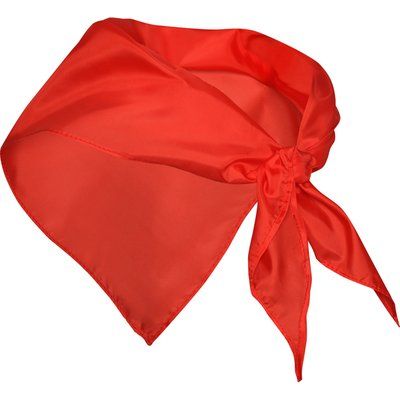 Pañuelo festero de tela fina Rojo UNICA