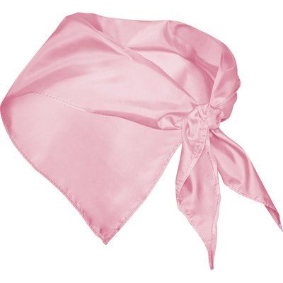Pañuelo festero de tela fina Rosa Claro UNICA