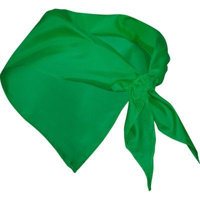 Pañuelo festero de tela fina Verde Helecho Talla Única Adulto