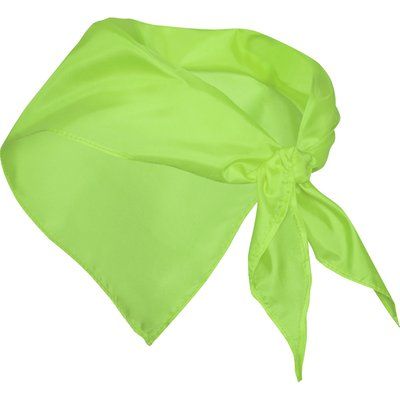 Pañuelo festero de tela fina Verde Mantis UNICA