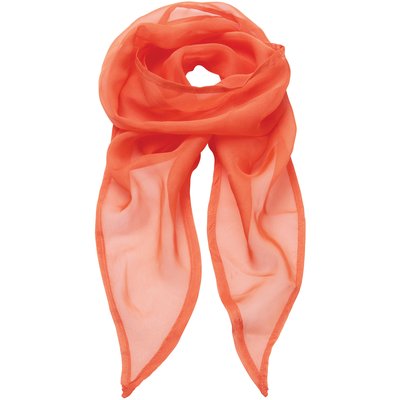 Pañuelo de Muselina Brillante Lavable Orange
