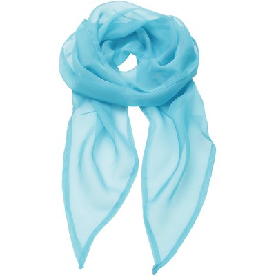 Pañuelo de Muselina Brillante Lavable Turquoise