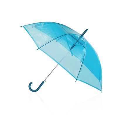 Paraguas Automático Transparente Colores Azul