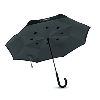 Paraguas con cierre inverso de 23 pulgadas