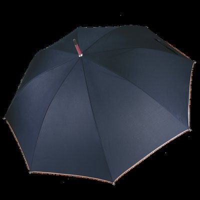 Paraguas clásico mástil de madera Navy / Beige