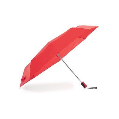 Paraguas Ergonómico Plegable 21" Rojo