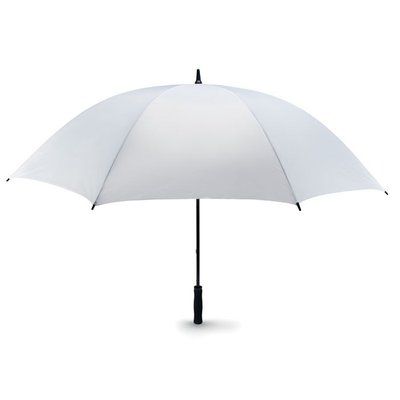 Paraguas golf gigante manual. mango foam Blanco