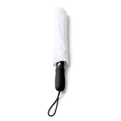 Paraguas plegable antiventiscas Blanco Talla Única Adulto