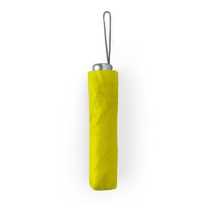 Paraguas plegable de apertura manual Amarillo