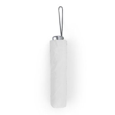 Paraguas plegable de apertura manual Blanco