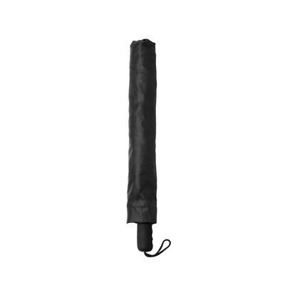 Paraguas plegable automático RPET y mango EVA Negro Talla Única Adulto