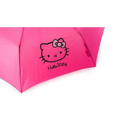Paraguas Plegable Fucsia Hello Kitty