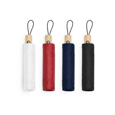 Paraguas plegable con funda y cierre fácil