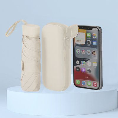 Paraguas plegable con funda rígida