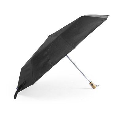 Paraguas Plegable RPET 103cm Negro