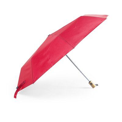 Paraguas Plegable RPET 103cm Rojo