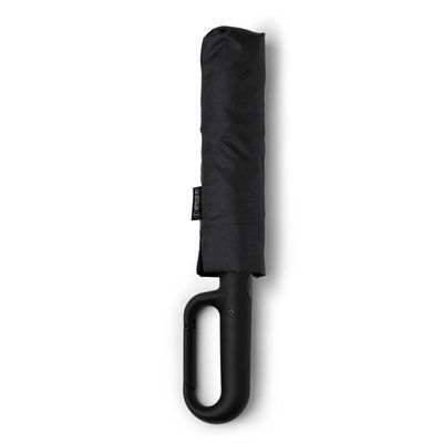 Paraguas plegable con sistema antiventisca Negro