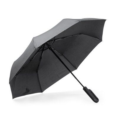 Paraguas plegable con sistema antiventisca