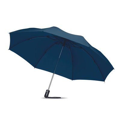 Paraguas plegable y reversible Azul
