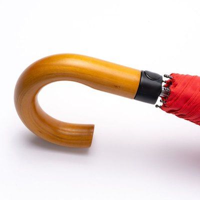 Paraguas RPET con mango de madera