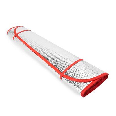 Parasol para coche con doble cara de aluminio Rojo Talla Única Adulto
