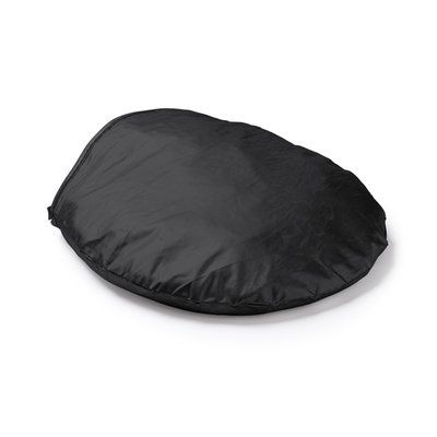 Parasol plegable con funda Negro