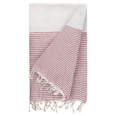 Pareo Clásico 100% Algodón 90x180 Rojo
