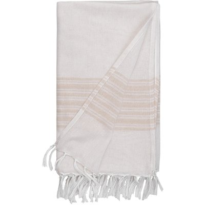 Pareo foulard de algodón Beige