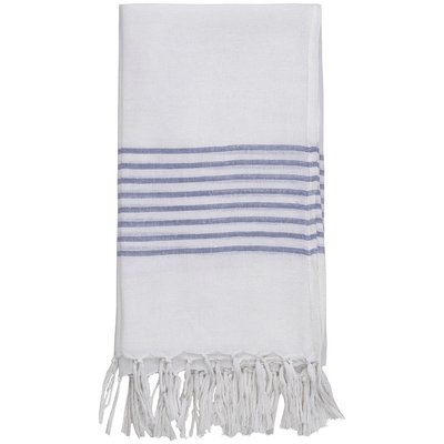Pareo foulard rayas azul