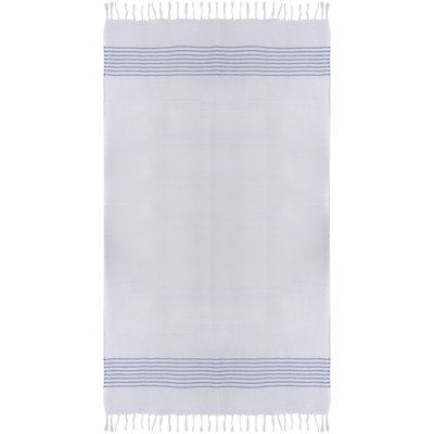 Pareo foulard rayas azul