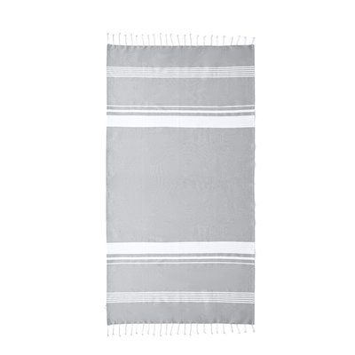 Pareo toalla 80% algodón 170 g/m² Gris Claro Talla Única Adulto