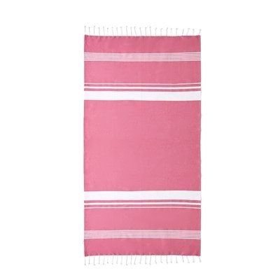 Pareo toalla 80% algodón 170 g/m² Rosa Talla Única Adulto