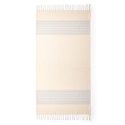 Pareo toalla de algodón orgánico 220 g/m² Gris Claro Talla Única Adulto