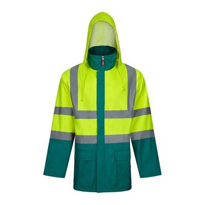 Parka 4 en 1 con cremallera y gorro oculto