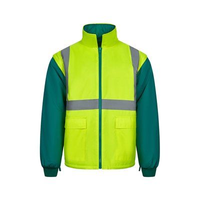 Parka 4 en 1 con cremallera y gorro oculto
